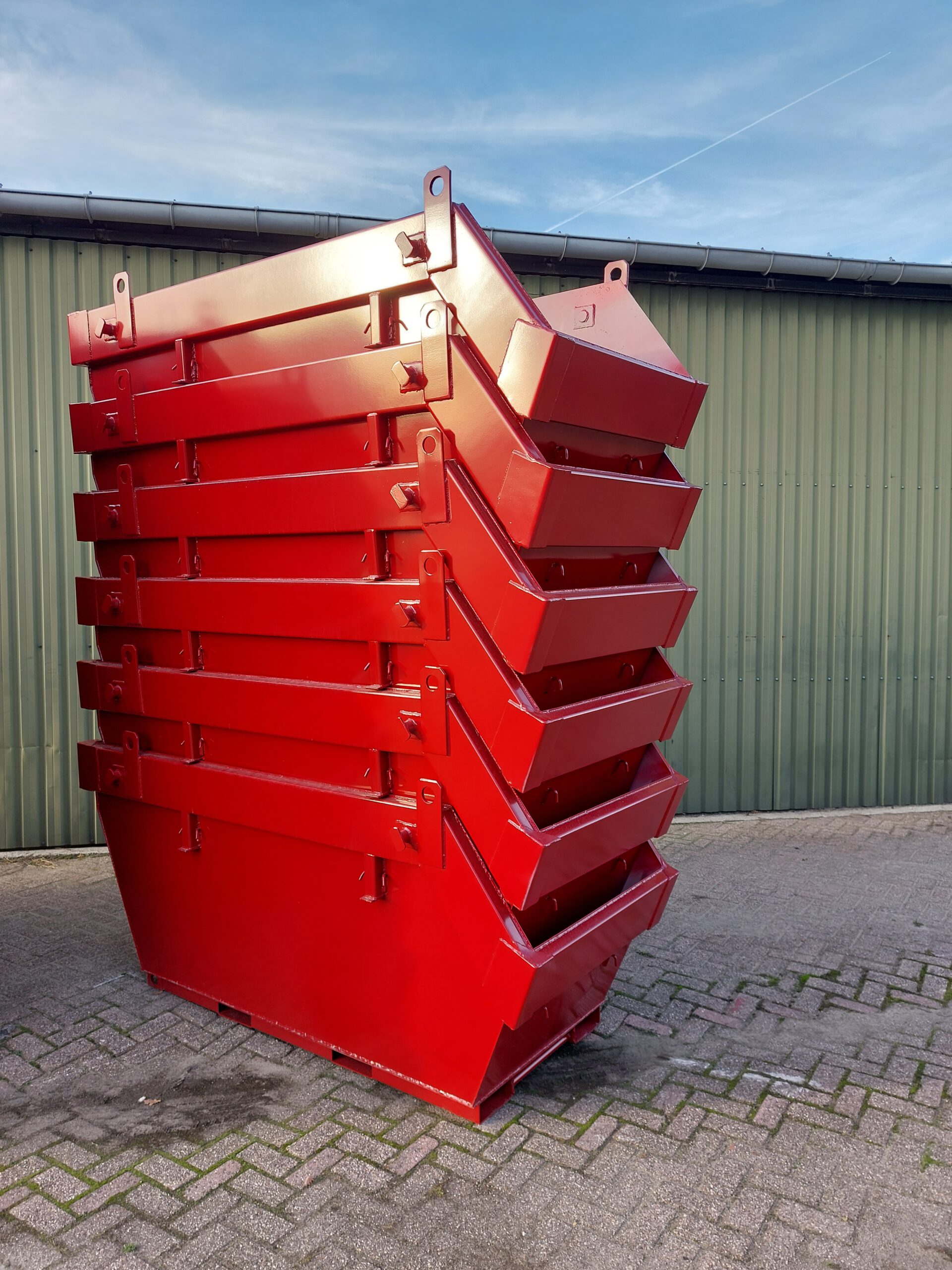 Rode portaal container 2,5m3