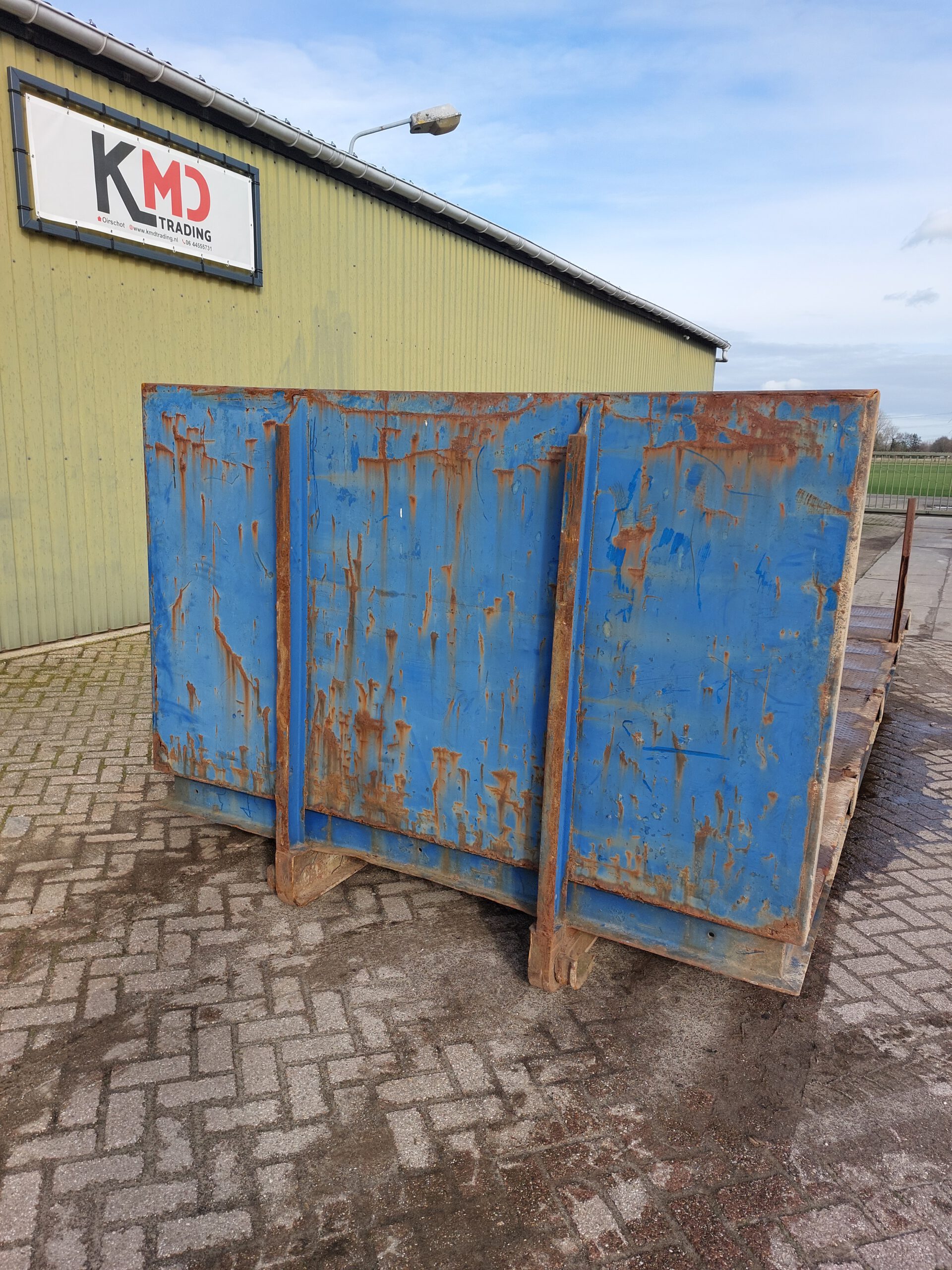 Gebruikte kabel laadvloer container - 5,8m - blauw - Afbeelding 2