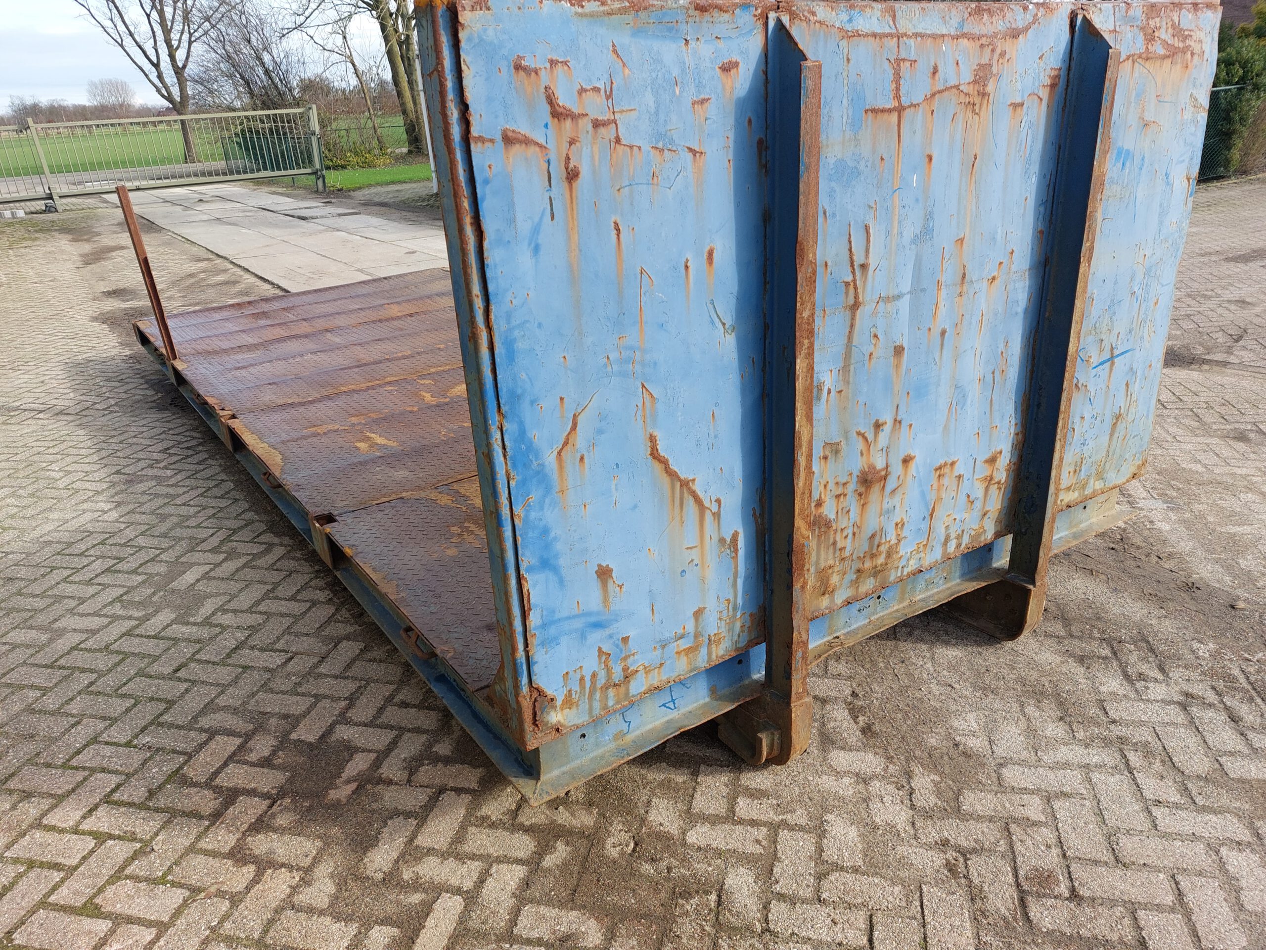 Gebruikte kabel laadvloer container - 5,8m - blauw - Afbeelding 3
