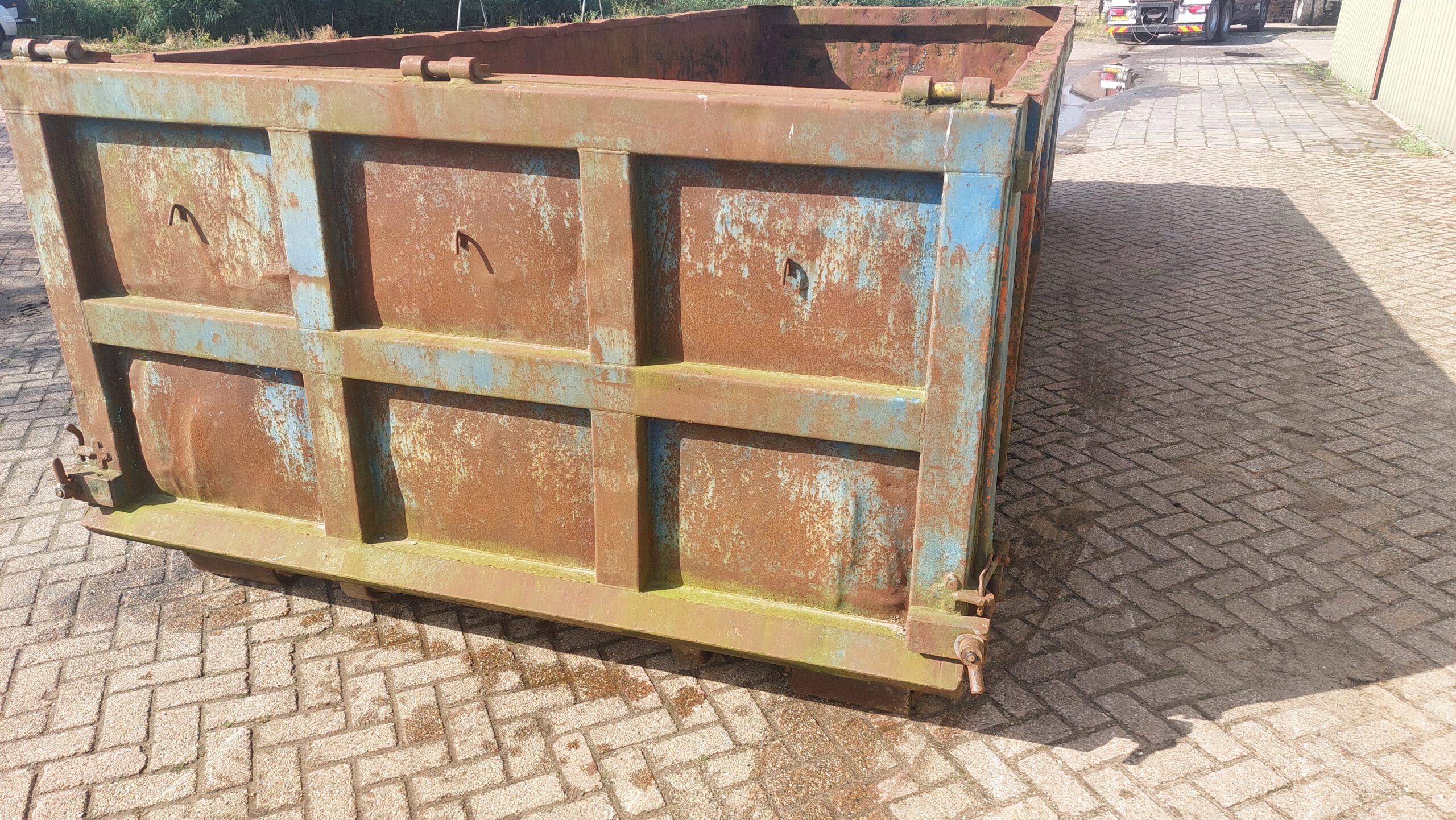 Gebruikte kabel container - 18m³ - 6,5m - blauw - Afbeelding 4