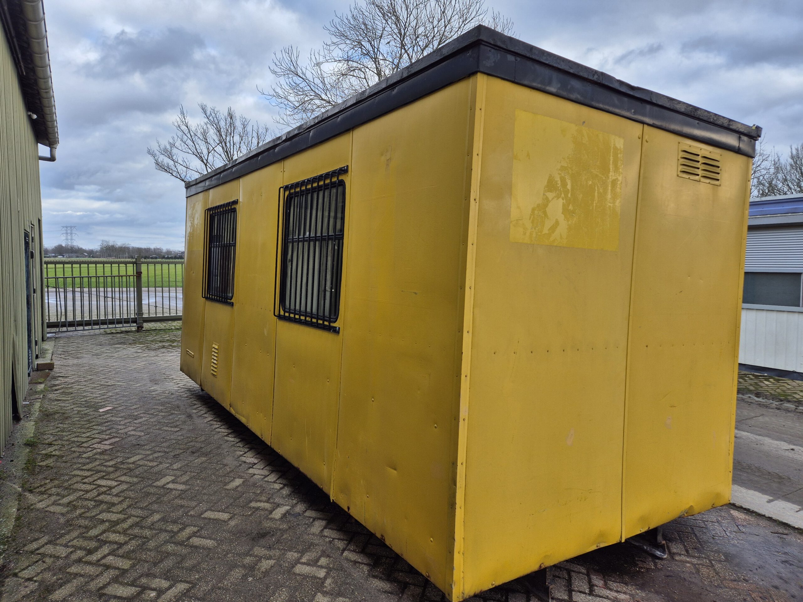 Gebruikte schaftkeet voor kabelsysteem - geel/zwart - Afbeelding 3