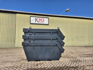 Nieuwe portaal container antraciet grijs 2,5m3