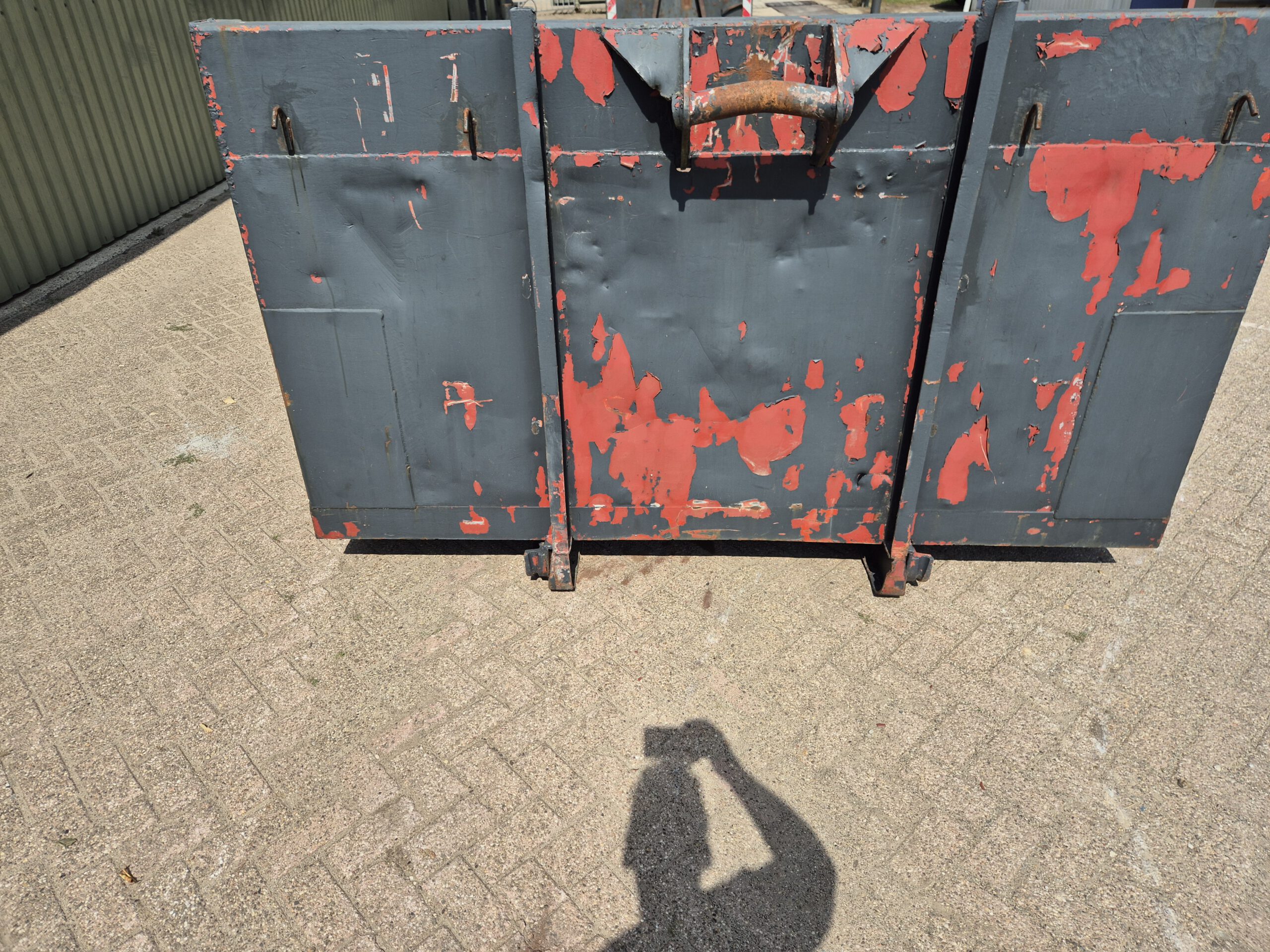 Gebruikte haakarm laadvloer - 5m x 2,5m - grijs - Afbeelding 3
