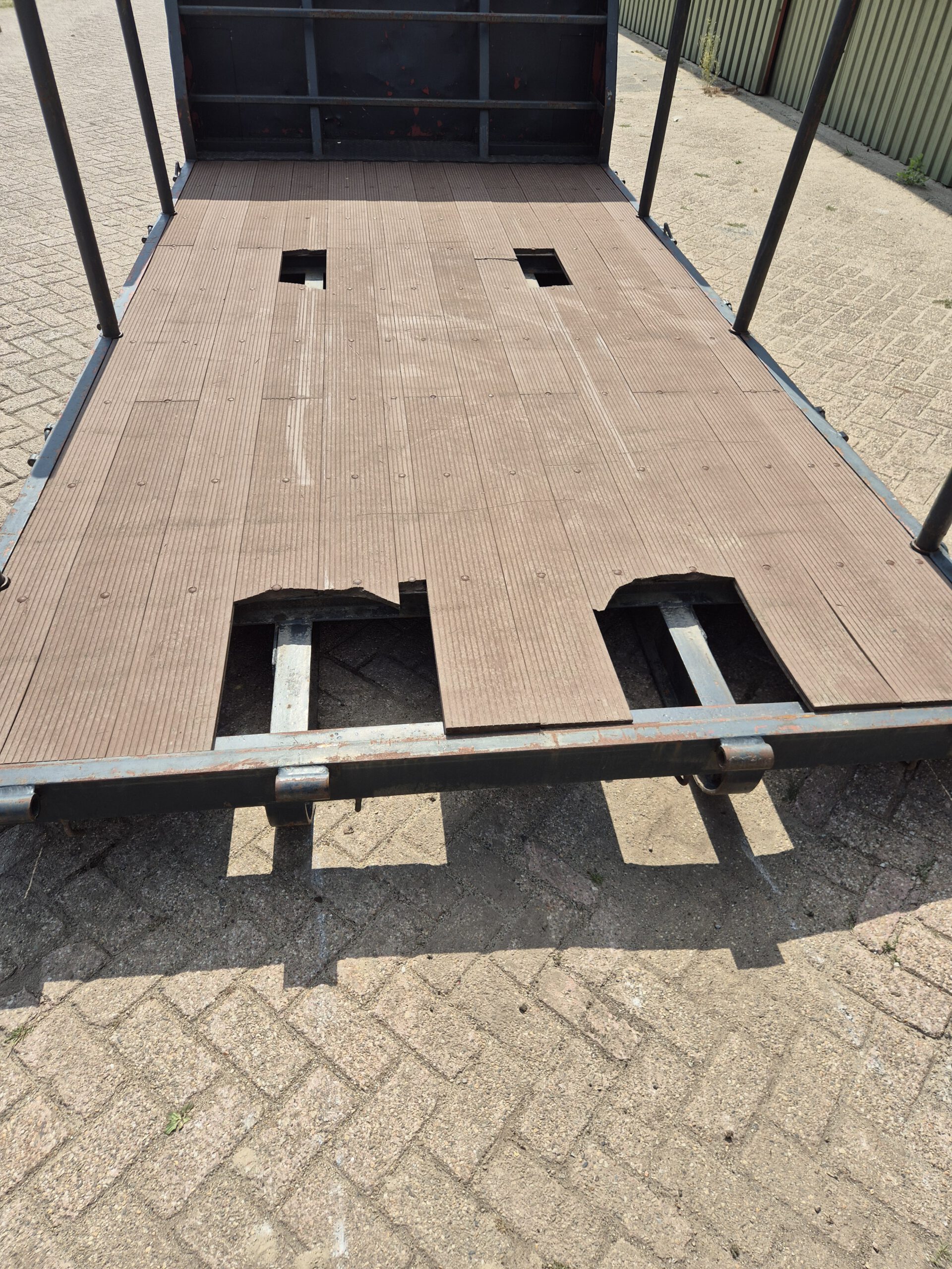 Gebruikte haakarm laadvloer - 5m x 2,5m - grijs - Afbeelding 6