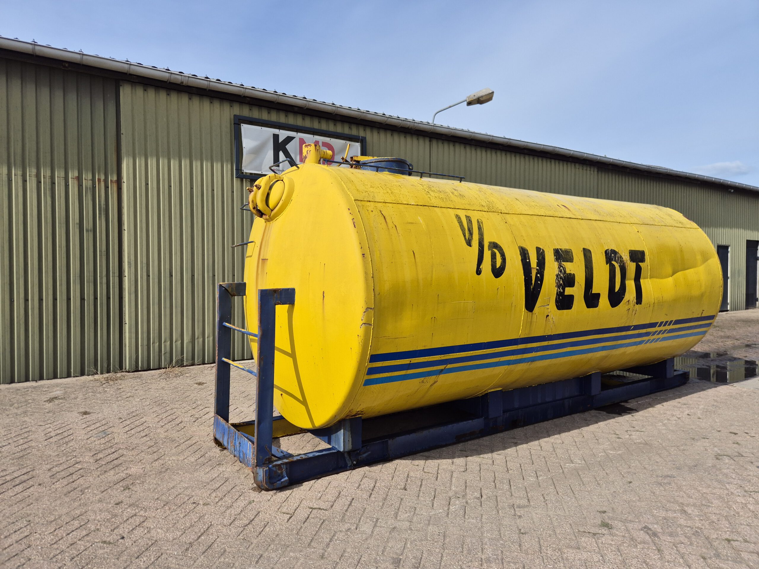 Gebruikte tankcontainer - 21m³ - 6m - geel - Afbeelding 2