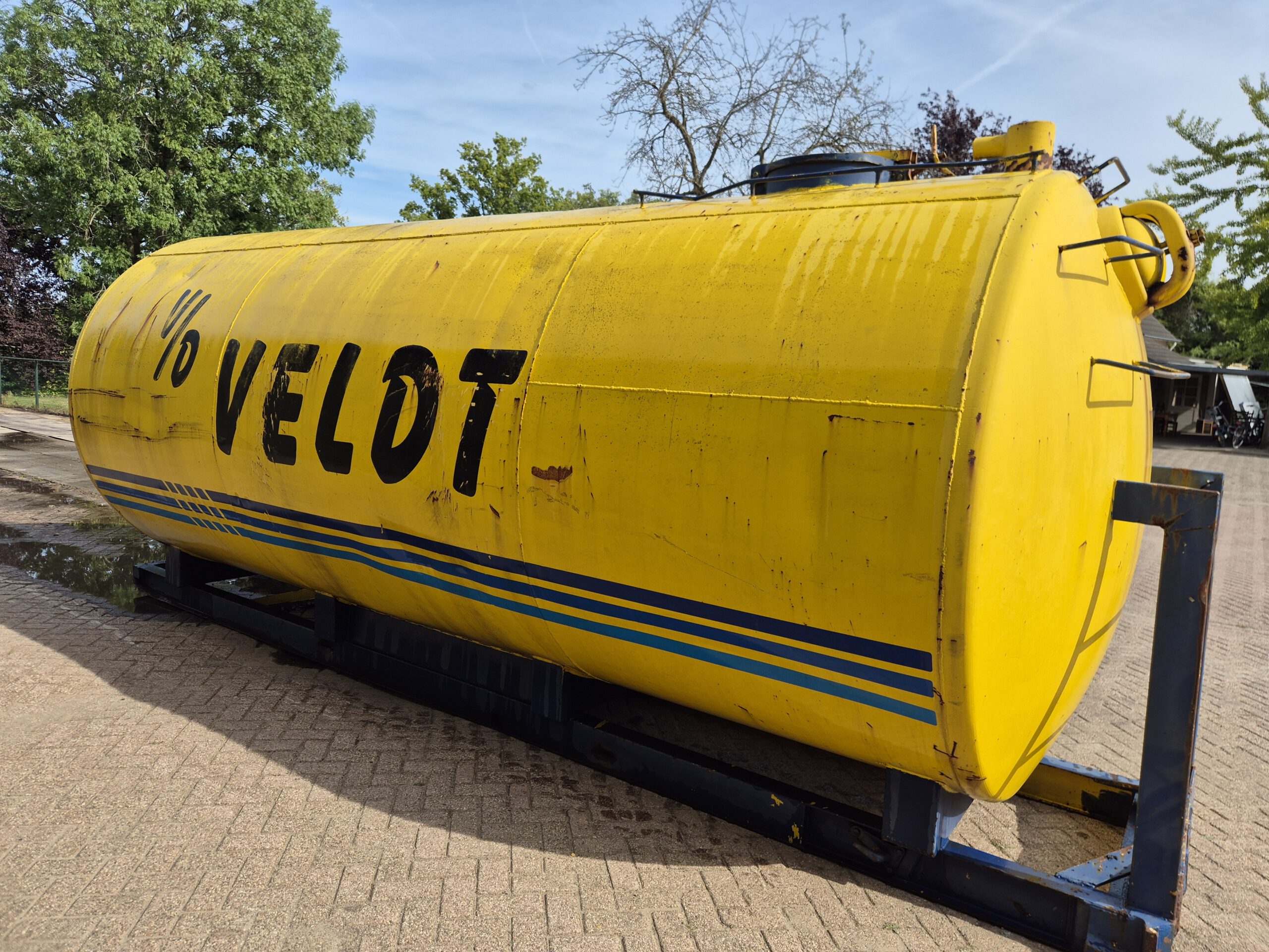Gebruikte tankcontainer - 21m³ - 6m - geel - Afbeelding 8