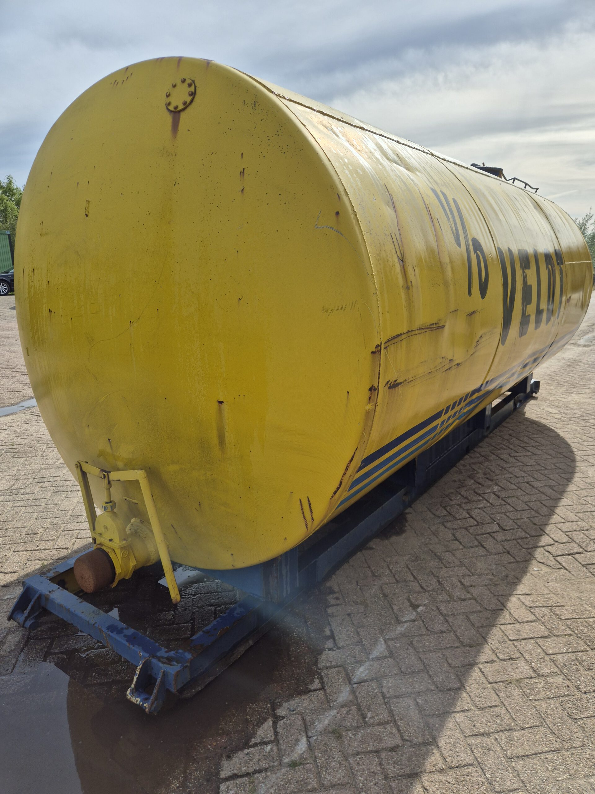 Gebruikte tankcontainer - 21m³ - 6m - geel - Afbeelding 5