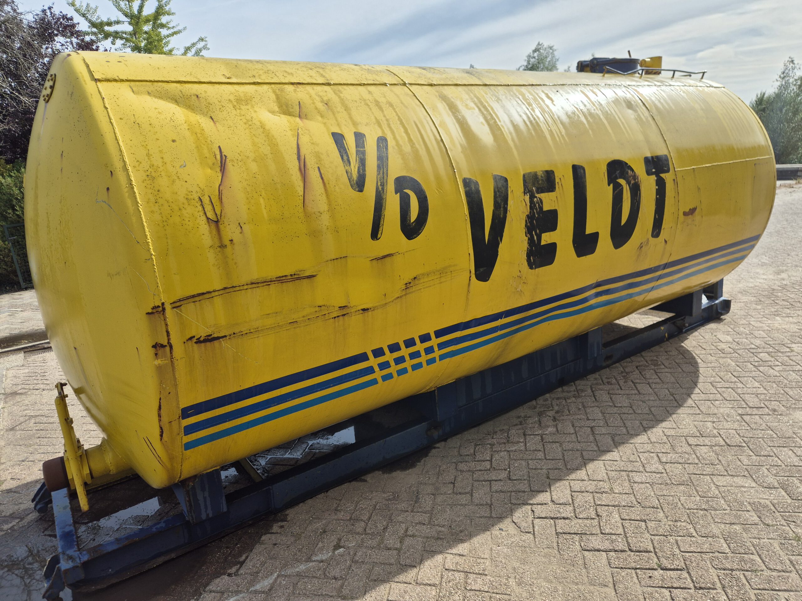 Gebruikte tankcontainer - 21m³ - 6m - geel - Afbeelding 4