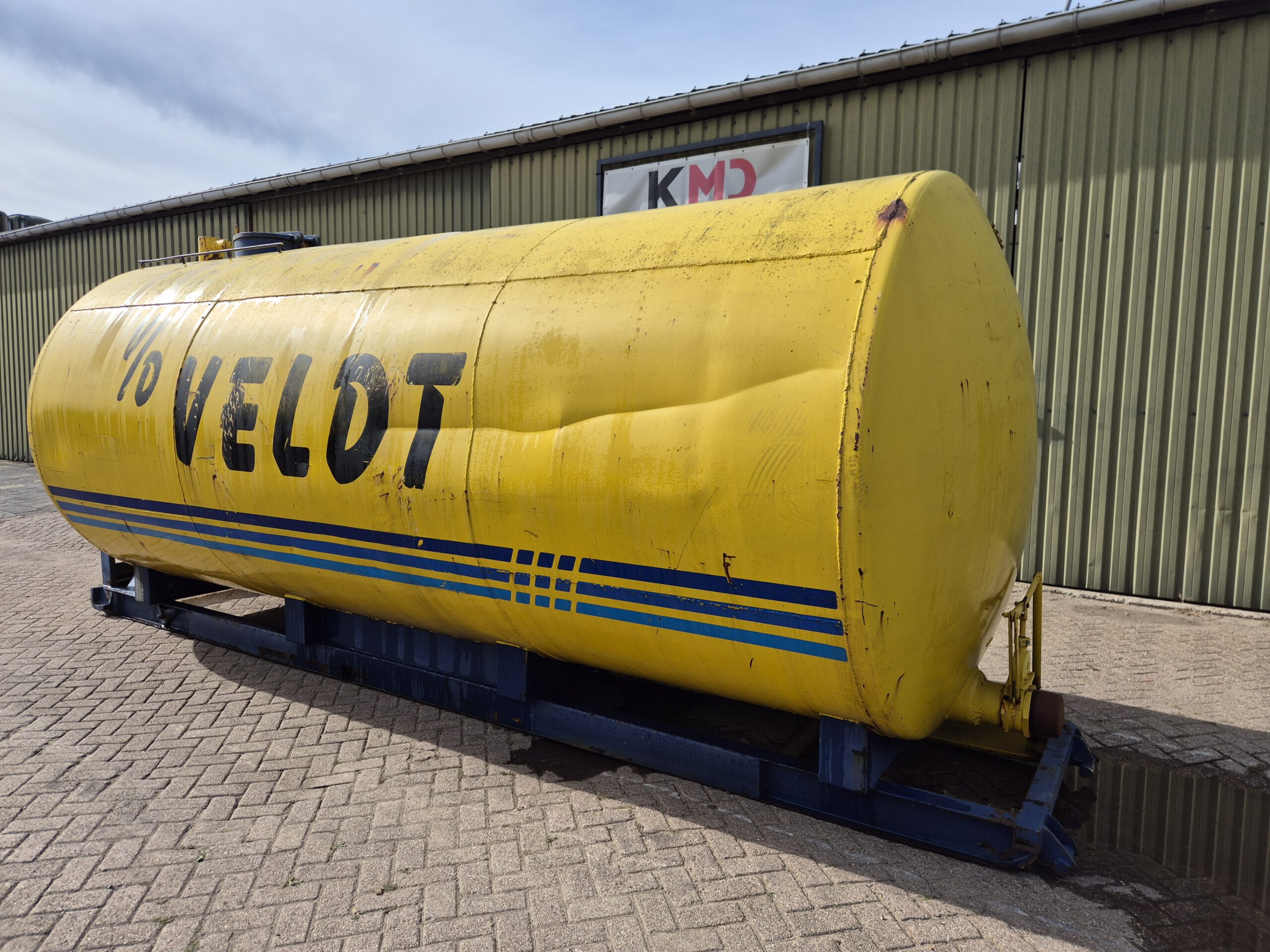 Gebruikte tankcontainer - 21m³ - 6m - geel - Afbeelding 3