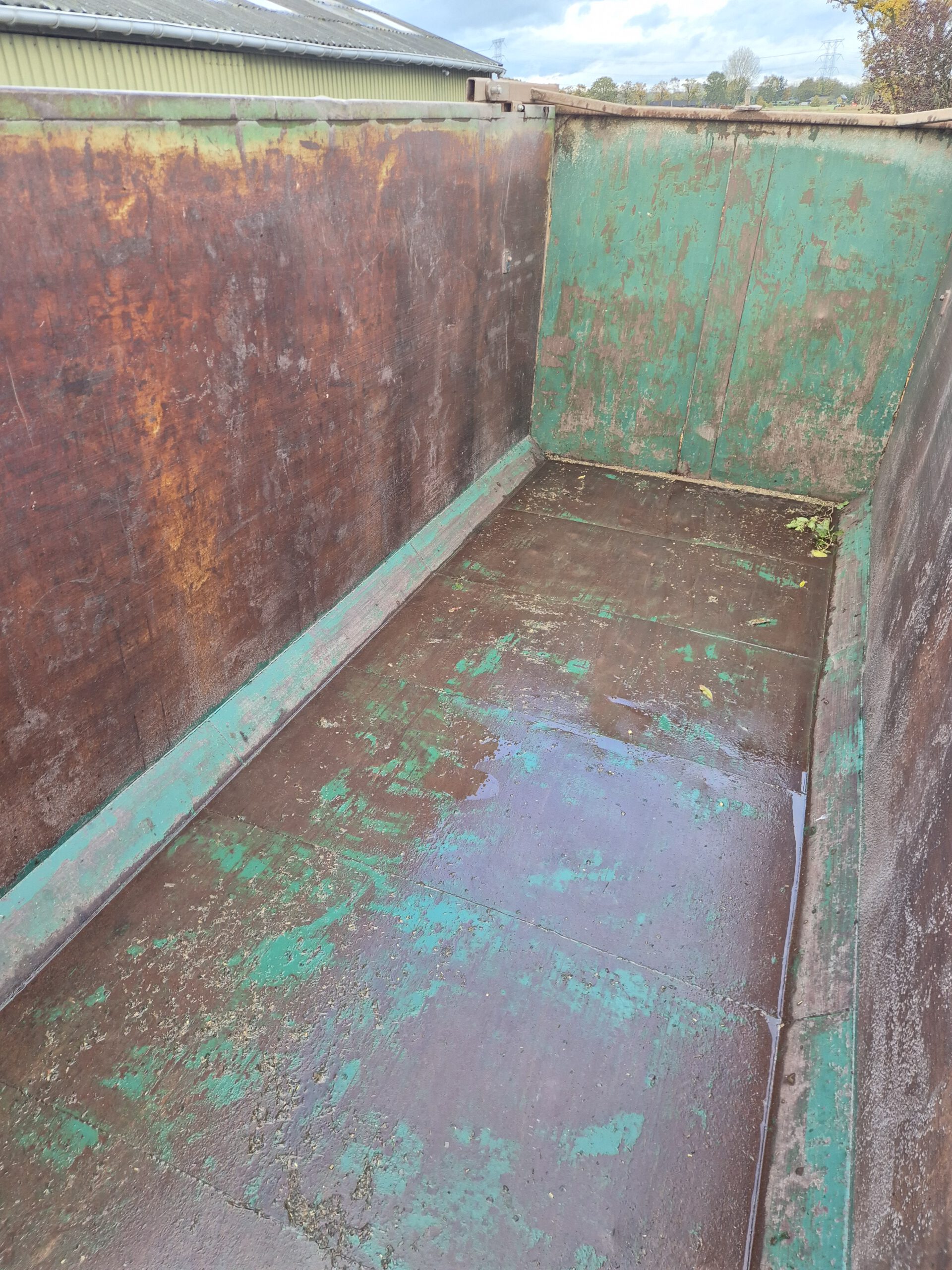 Haakarm silage container met hydraulische klep - 30m³ - 6m - groen - Afbeelding 12