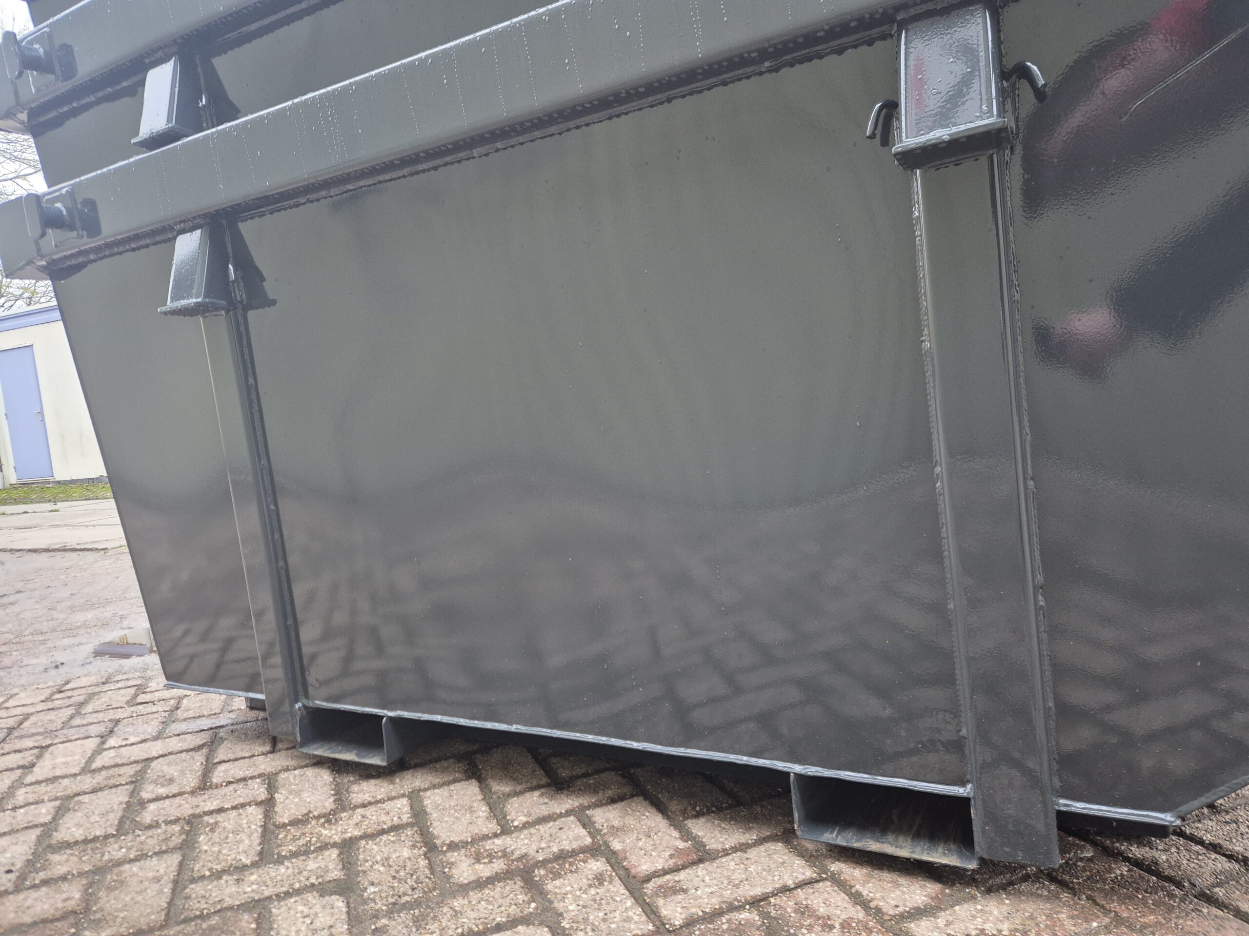 Nieuwe portaal container - 3m³ - 2,4m - antraciet grijs - Afbeelding 6